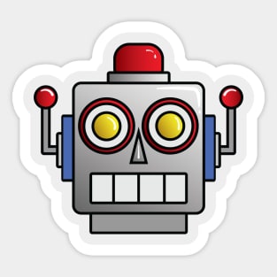 RPGBOT Robot Head Full Color Sticker